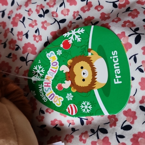 Brand new Squishmallows Francis the Holiday Lion pillow - Picture 8 of 9